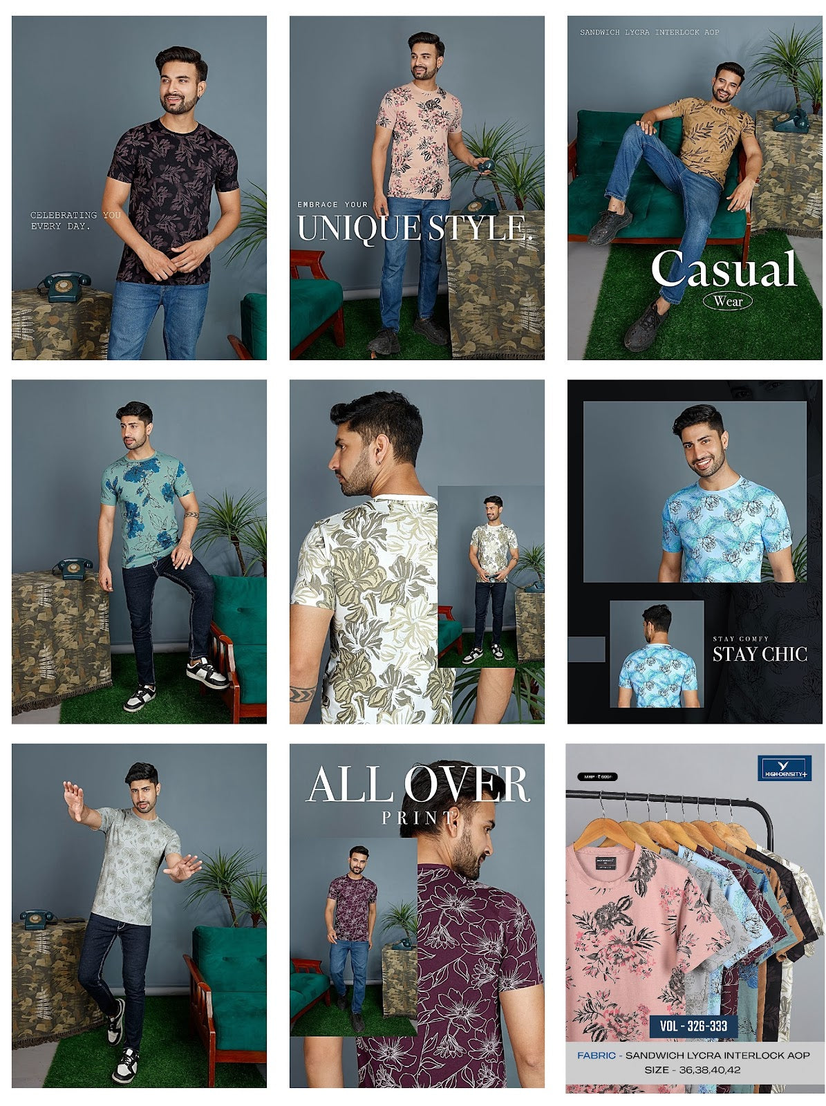 326-333 High Density Aop Mens Tshirts Supplier