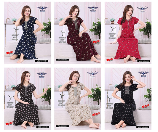 3503 I Grab It Sinker Night Gowns Wholesale Price