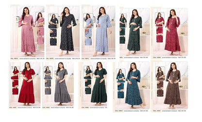 4005-4007 Faith Lady Rayon Feeding Night Gown Wholesale