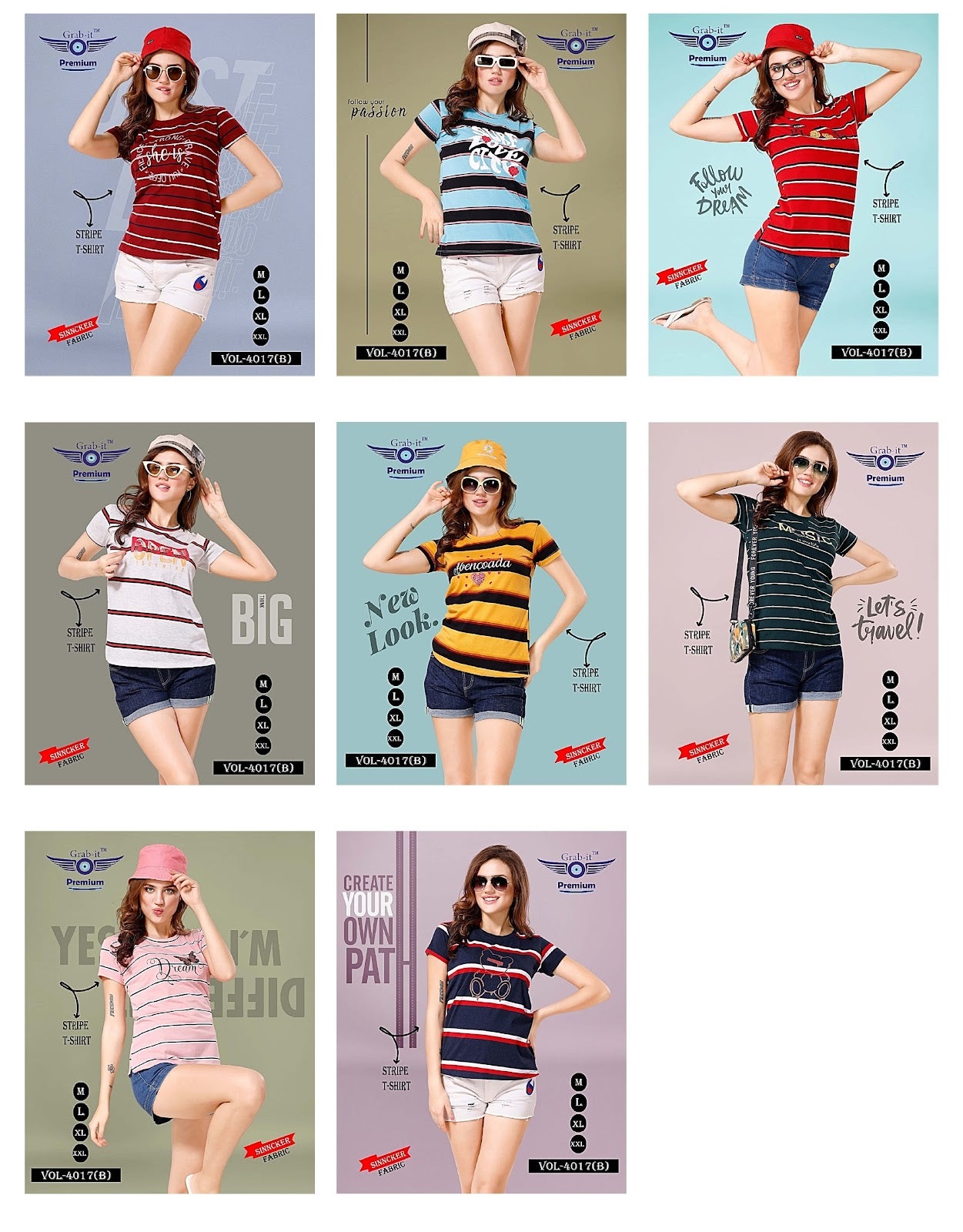 4017 B Grab It Sincker Women Tshirt Wholesale Price
