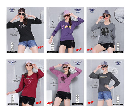 4022 A Grab It Tencil Women Tshirt Manufacturer India
