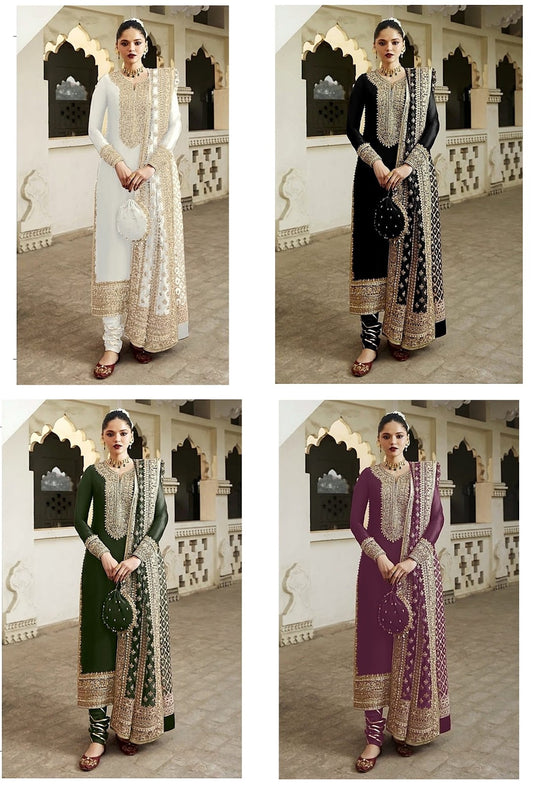 411 Anamsa Fox Georgette Pakistani Salwar Suits