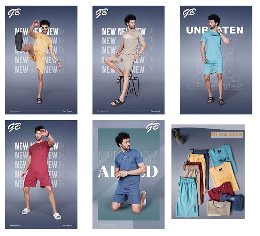 4384-4381 Gb Bird Eye Mens Co Ord Set Wholesale