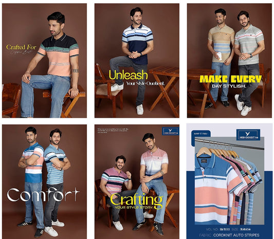 506-513 High Density Knit Mens Tshirts Exporter Ahmedabad