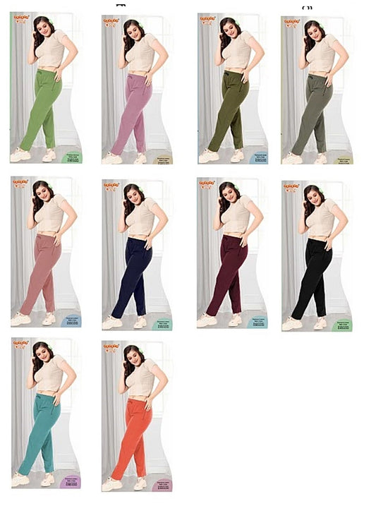 6262 Orange Candy Hosiery Sinker Women Trouser