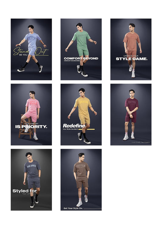 7589-7596 Zero Gravity Interlock Mens Co Ord Set Manufacturer India