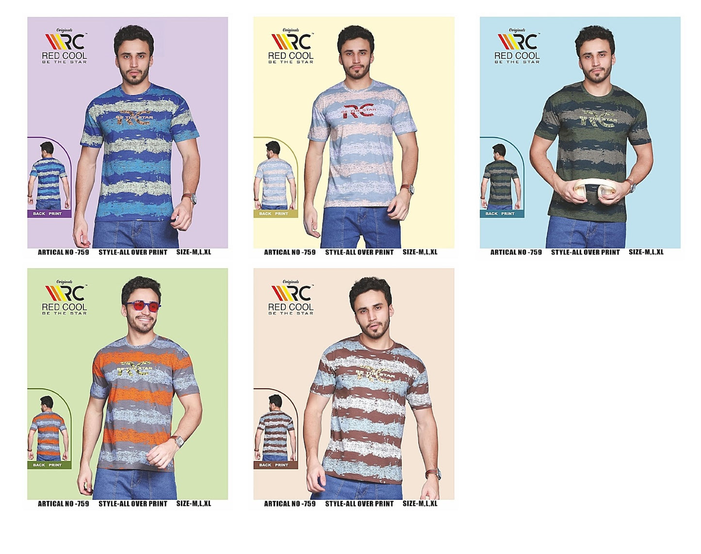 759 Red Cool Fancy Mens Tshirts Supplier India