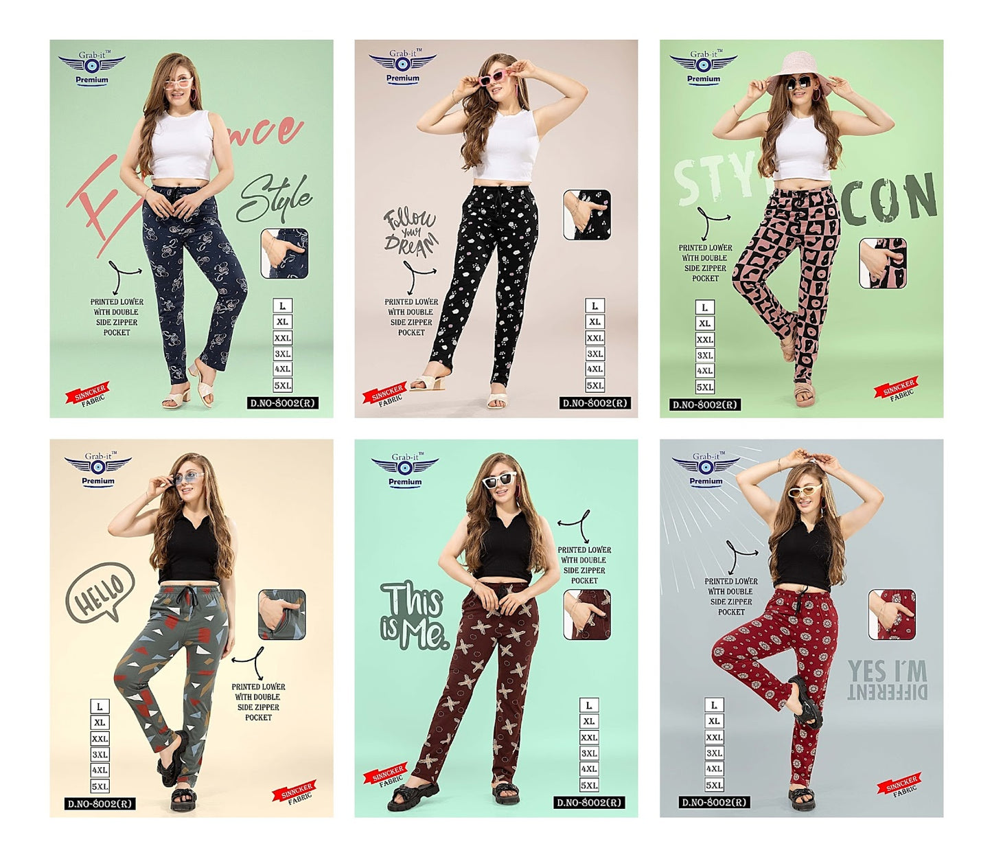 8002 R Grab It Sinker Women Night Lower Supplier India