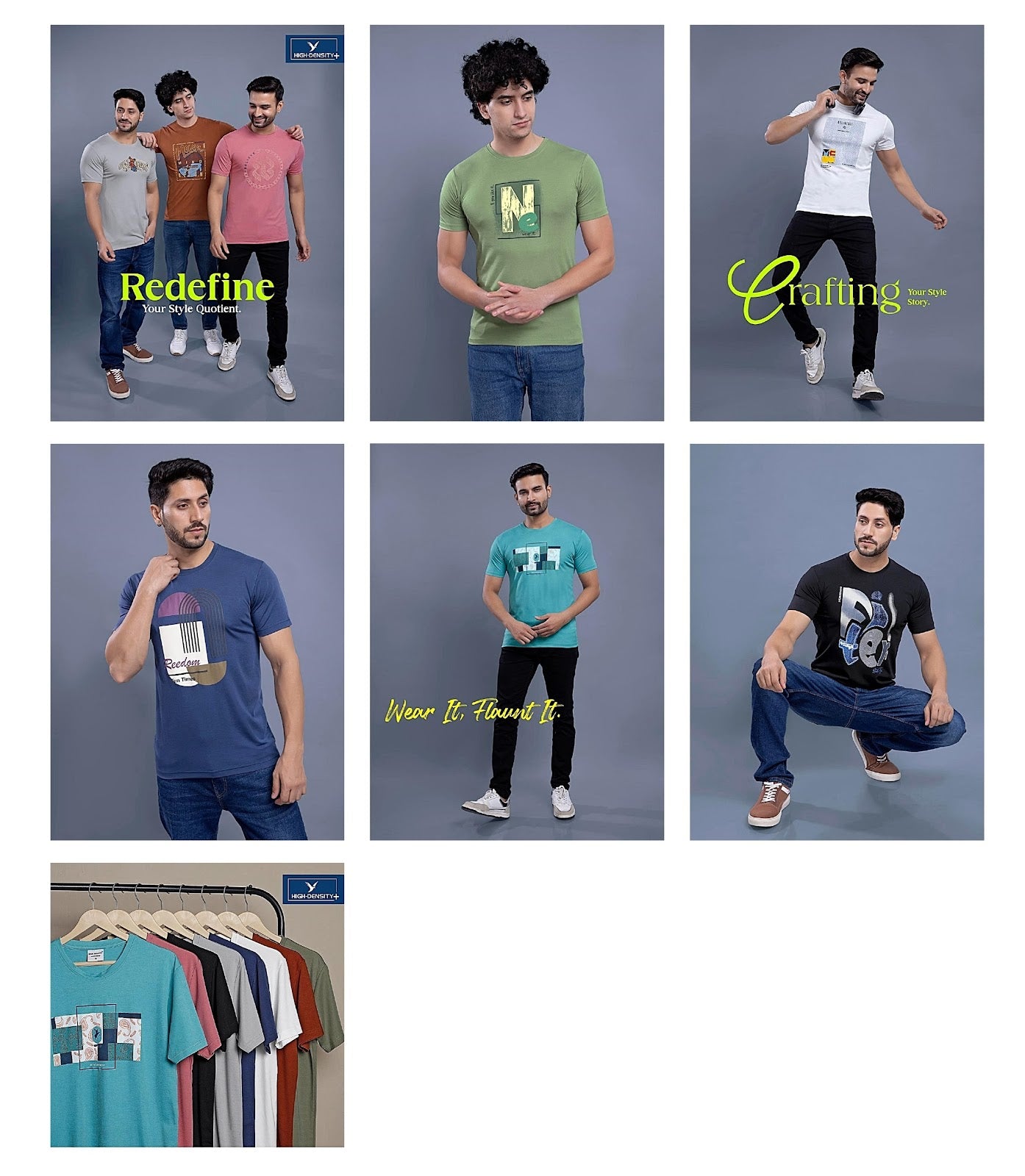 804-811 High Density Tencil Lycra Mens Tshirts Exporter India