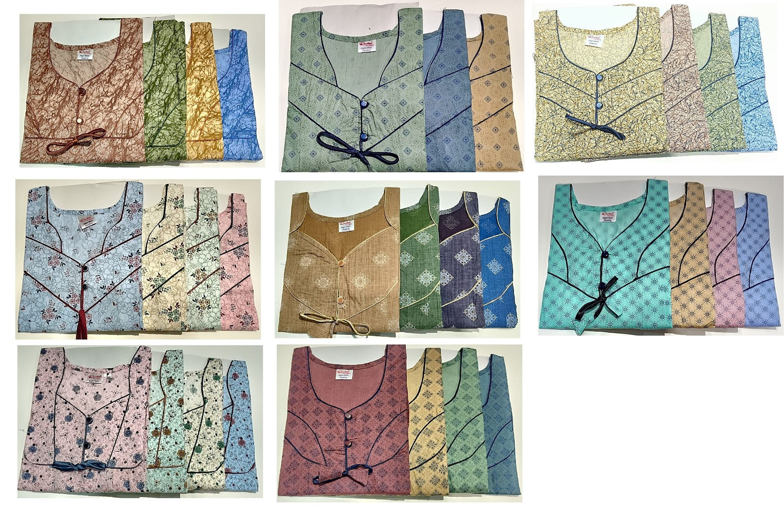 80724 Ruchee Fashion Cotton Feeding Night Gown Wholesaler India