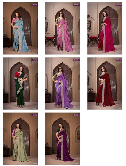901-908 Prima Vichitra Sarees Exporter India