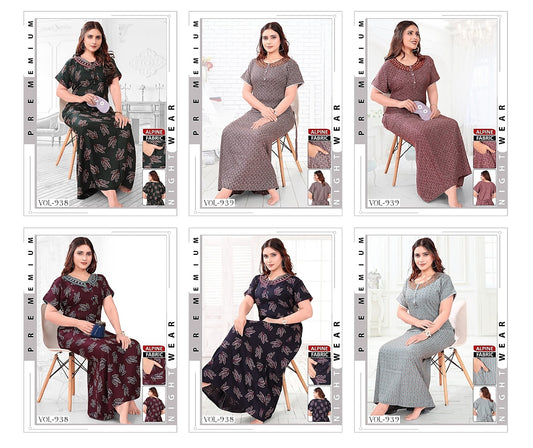 938-939 Diamond Queen Alpine Night Gowns Manufacturer Gujarat