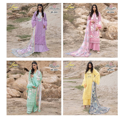Adans Libas Lawn Vol 2 Ramsha Cambric Pakistani Readymade Suits Exporter India