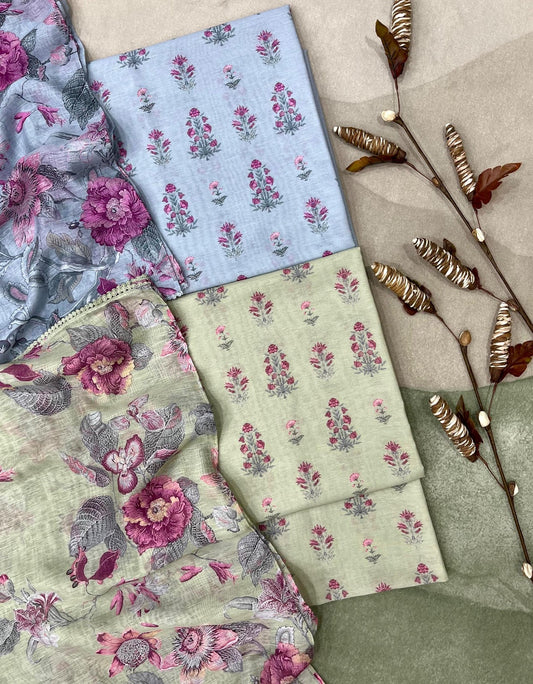 Adhri Naariti Pure Linen Pant Style Suits Manufacturer