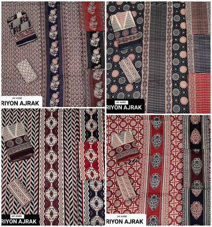Ajrak Special 2207 Jay Ambe Rayon Salwar Suits Manufacturer Ahmedabad
