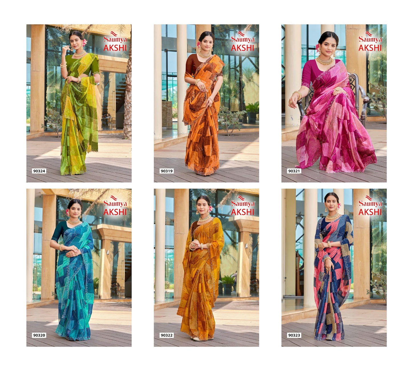 Akshi Saumya J Chiffon Sarees Manufacturer