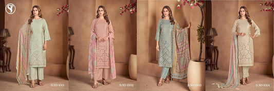 Al Jannat Sweety Fashion Viscose Muslin Pant Style Suits Exporter India