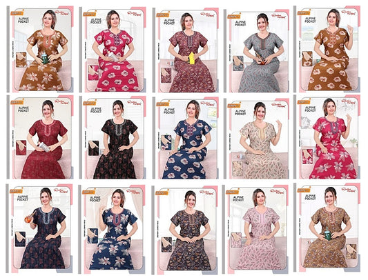 Alpine-A-040424 Ruchee Fashion Night Gowns