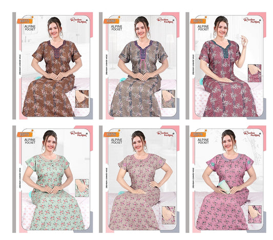 Alpine2408 Ruchee Fashion Night Gowns Manufacturer Ahmedabad