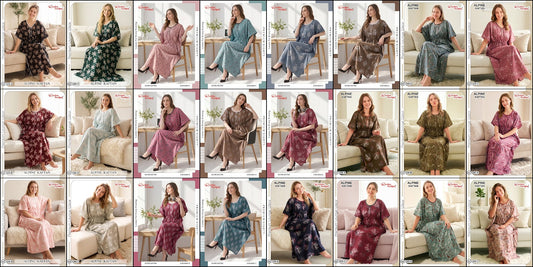 Alpine 120626 Ruchee Fashion Kaftan Nighty Wholesale