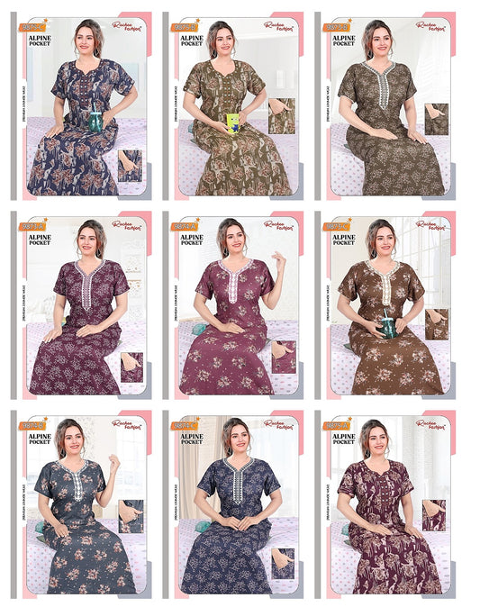 Alpine 170624 Ruchee Fashion Night Gowns Supplier