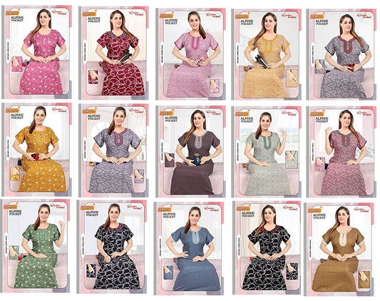 Alpine 2803 Ruchee Fashion Night Gowns