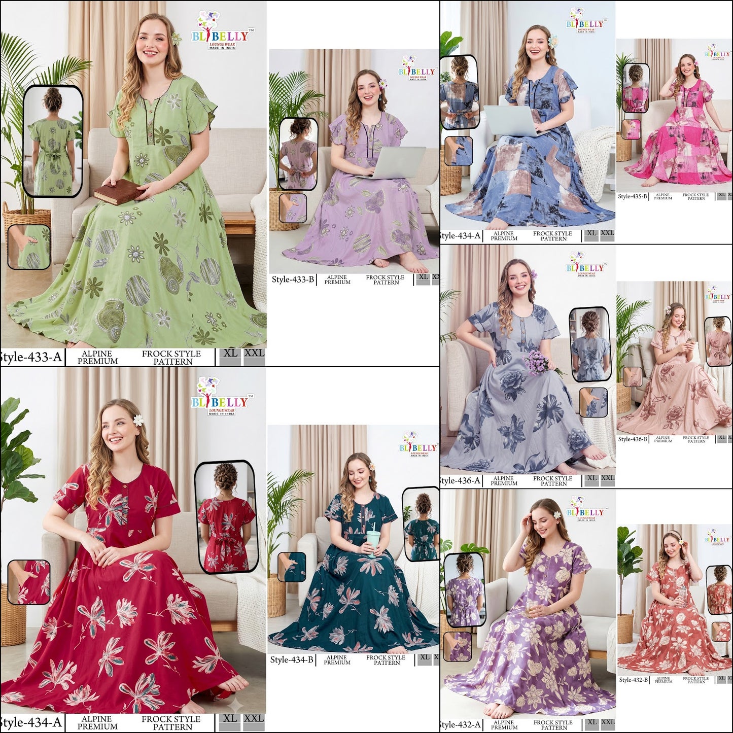 Alpine Frock Belly Night Gowns Supplier Gujarat