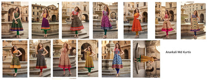 Anarkali Md Cotton Kurtis Exporter