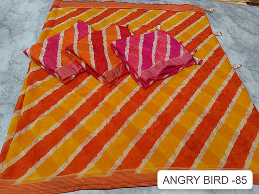 Angry Bird 85 Kalpveli Georgette Sarees Wholesale Price