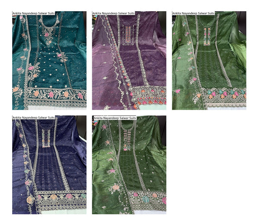 Ankita Nayandeep Crush Salwar Suits Wholesaler