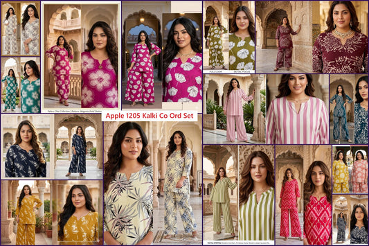 Apple 1205 Kalki Liva Co Ord Set Manufacturer Gujarat