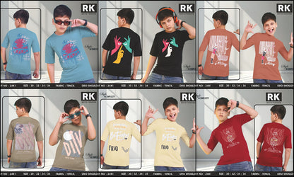 Art No 2481 Rk Tencil Boys Tshirt Exporter India