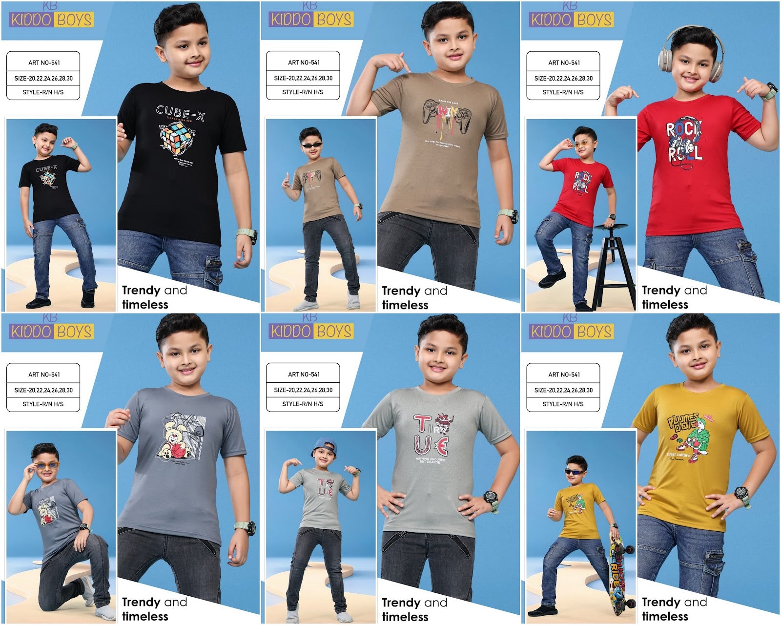 Art No 541 Kiddo Tencil Lycra Boys Tshirt Manufacturer Ahmedabad