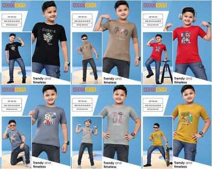 Art No 541 Kiddo Tencil Lycra Boys Tshirt Manufacturer Ahmedabad