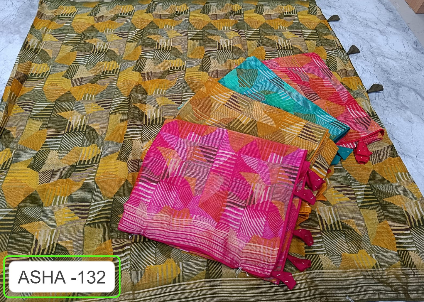 Asha 132 Kalpveli Mono Georgette Sarees Manufacturer India