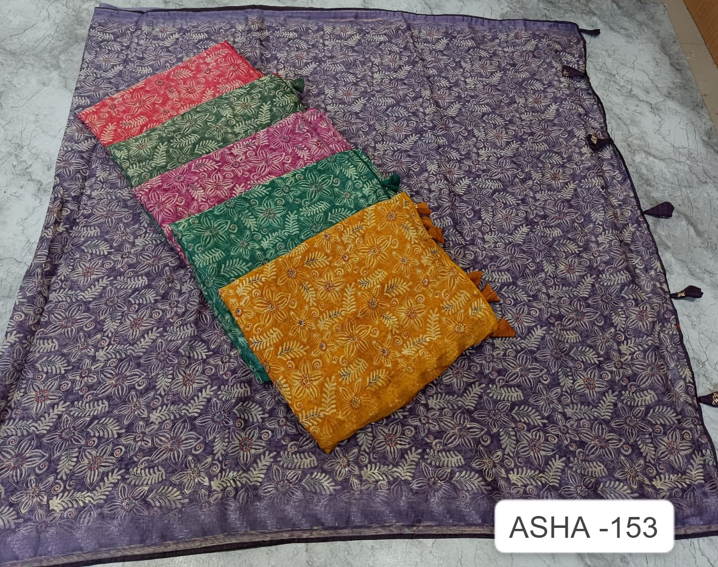 Asha 153 Kalpveli Mono Georgette Sarees Manufacturer