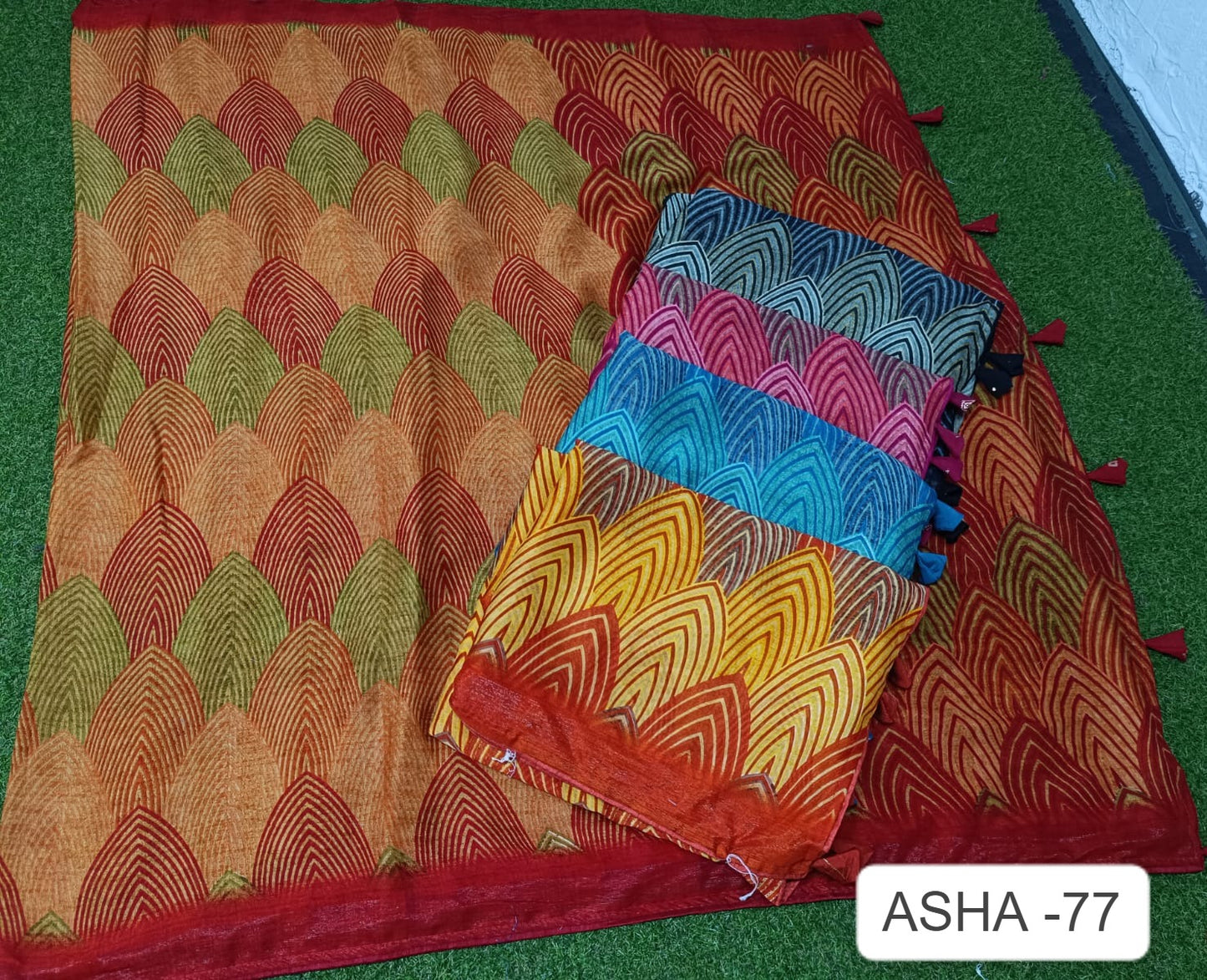 Asha 77 Kalpveli Georgette Sarees