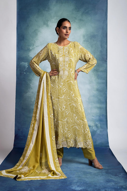 Azri Naariti Crepe Pant Style Suits Manufacturer