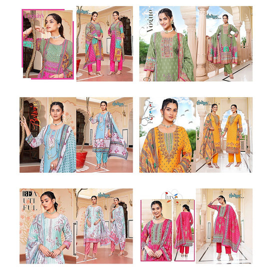 Believe Vol 1 Hadippa Muslin Readymade Pant Style Suits Wholesale