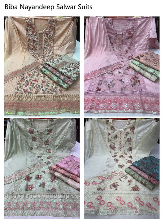 Biba Nayandeep Pure Jaam Salwar Suits