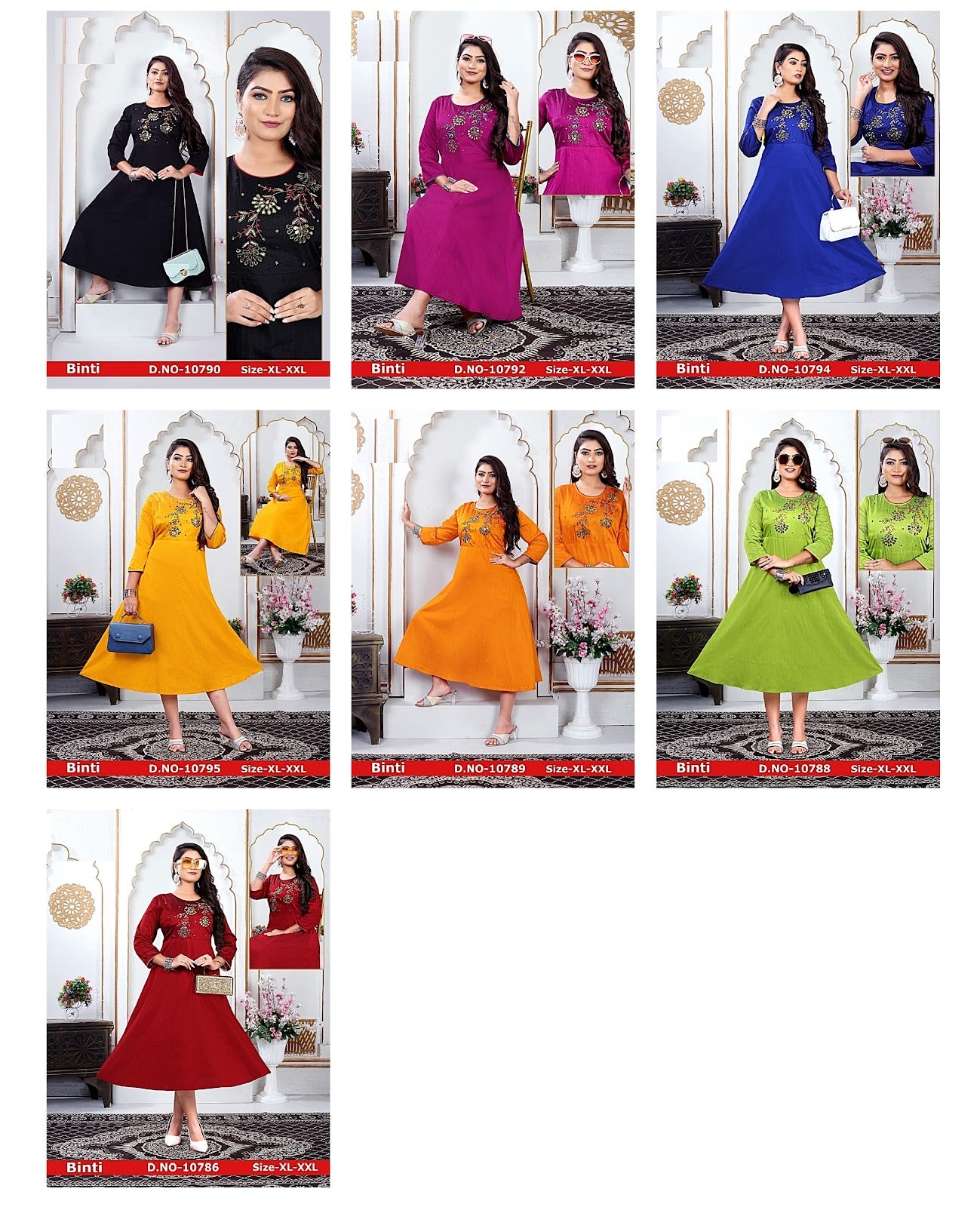 Binti Jnx Anarkali Kurtis Wholesale Price