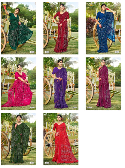Bipasa 5D Designer Georgette Sarees Manufacturer
