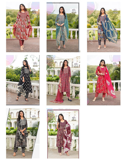 Blossom Jnx Rayon Readymade Pant Style Suits Wholesale