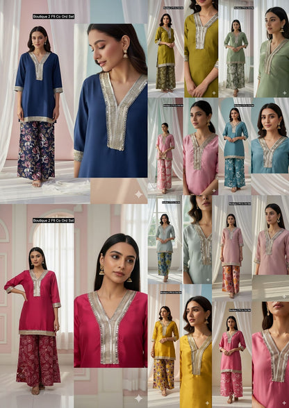 Boutique 2 Ffi Vertican Co Ord Set Wholesale Rate