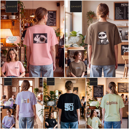 Boxy Fit 3108 Skager Tencil Women Tshirt Supplier India