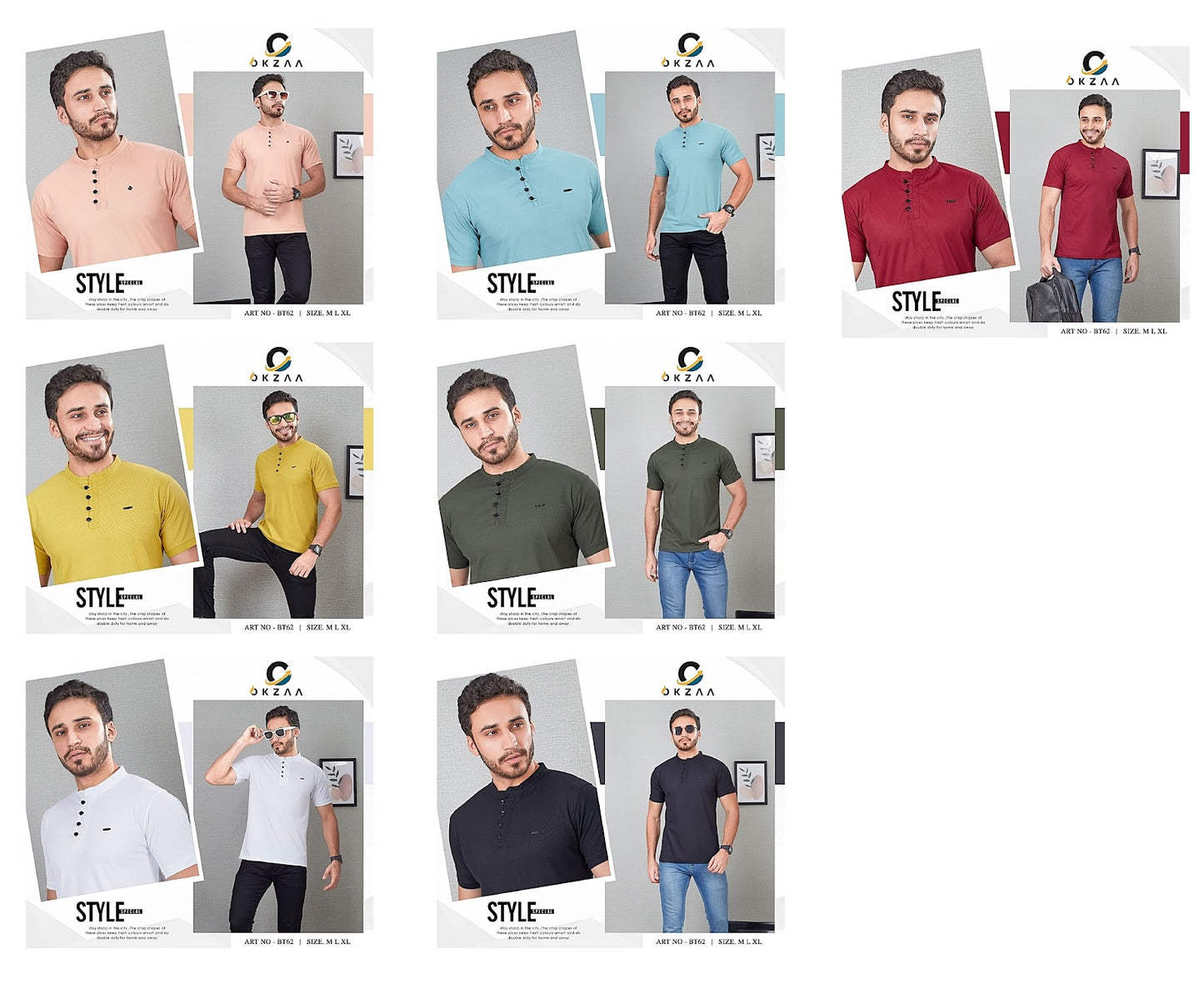 Bt 62 Okzaa Matty Mens Tshirts Wholesaler India