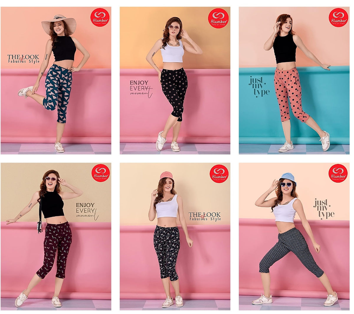 C002 Slumber Cotton Womens Capri Wholesale Rate – Kavya Style Plus