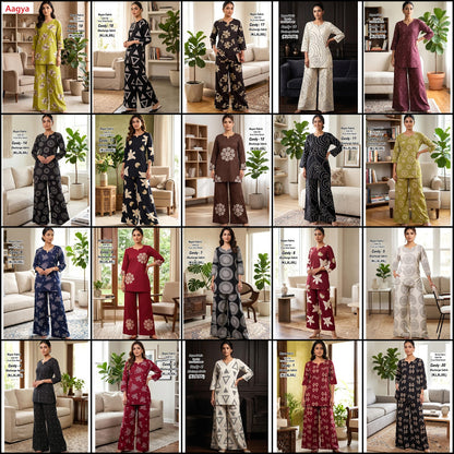 Candy Aagya Rayon Co Ord Set Wholesale Price