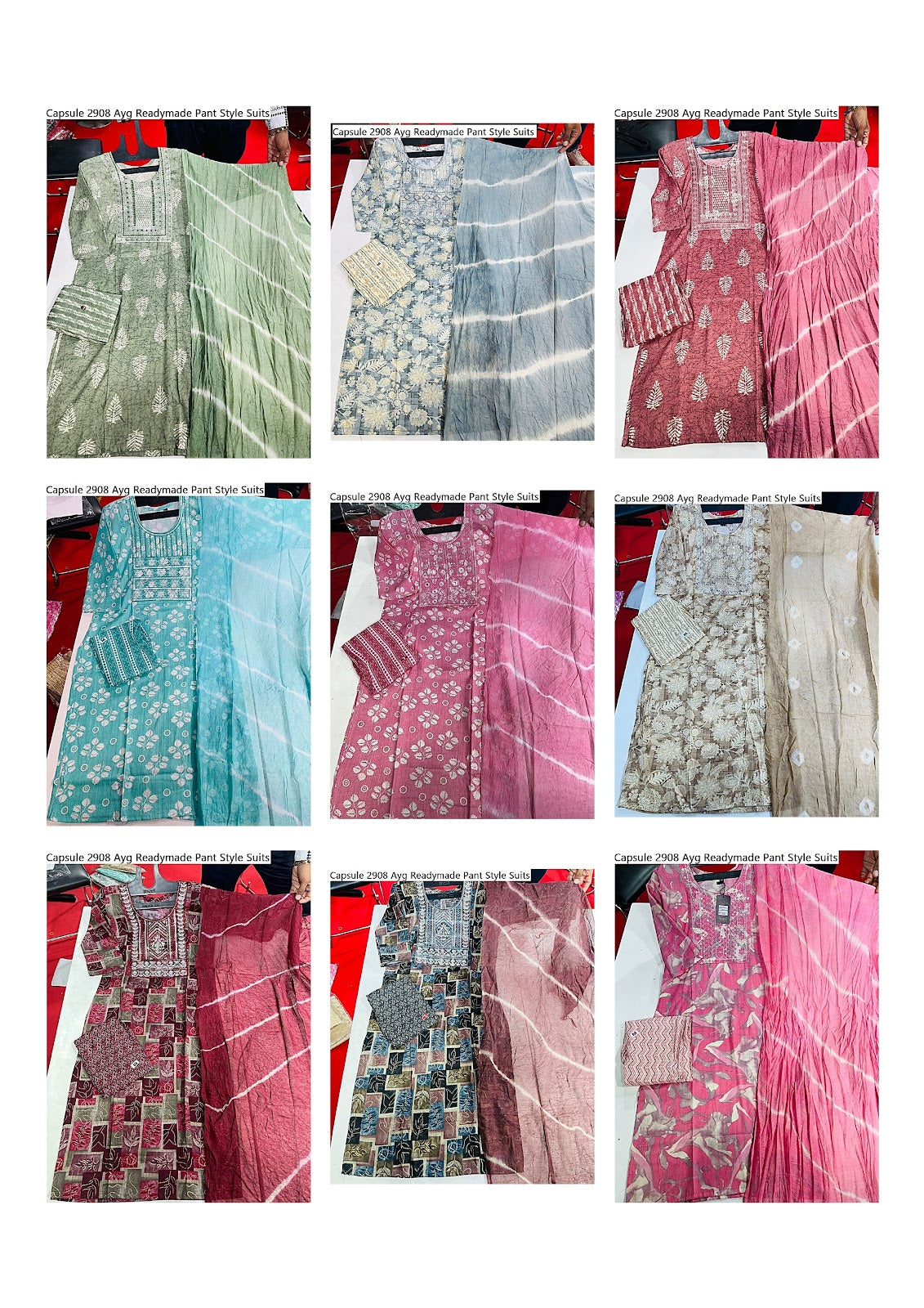 Capsule 2908 Ayg Readymade Pant Style Suits Exporter Gujarat