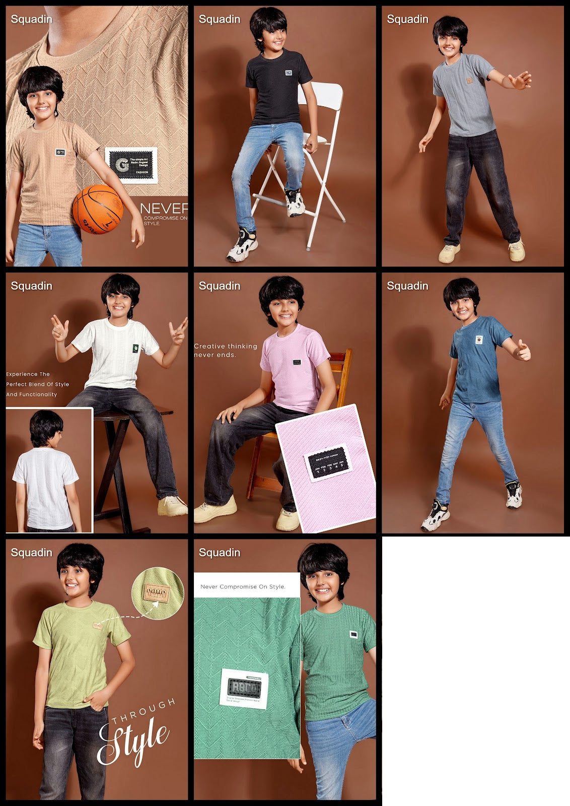 Cat 623 Squadin Sinker Boys Tshirt Manufacturer